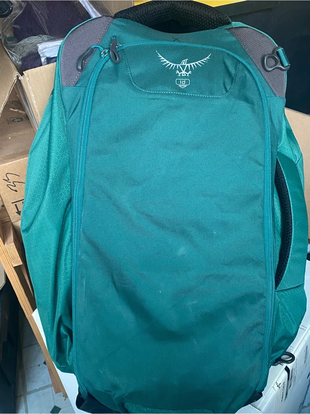 OSPREY Teal Green Men’s Backpack - Travel Daypack